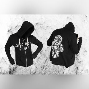 Arcade Fire Zip Hoodie Band Merch